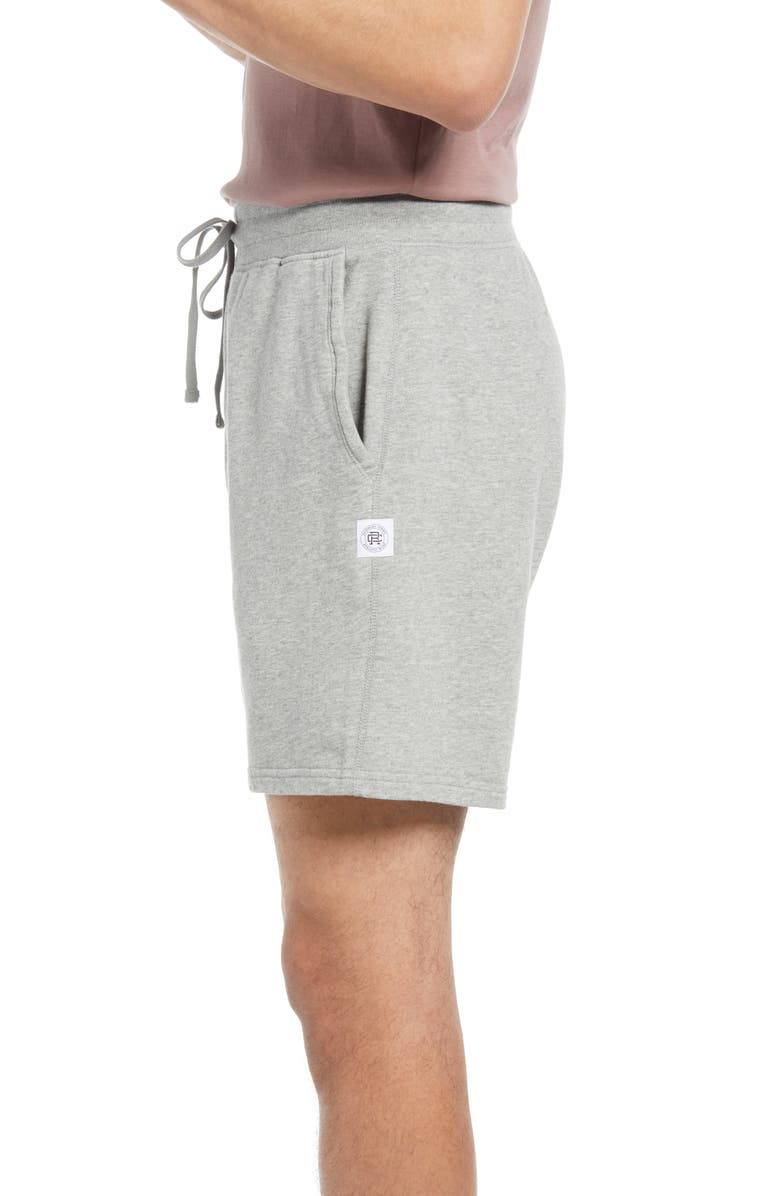 Reigning Champ 6-Inch Lightweight Terry Shorts, Alternate, color, Heather Gy