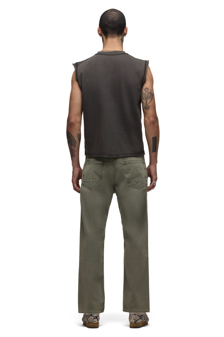 Leo Cut Off T-Shirt, Alternate, color, DUSK BLACK