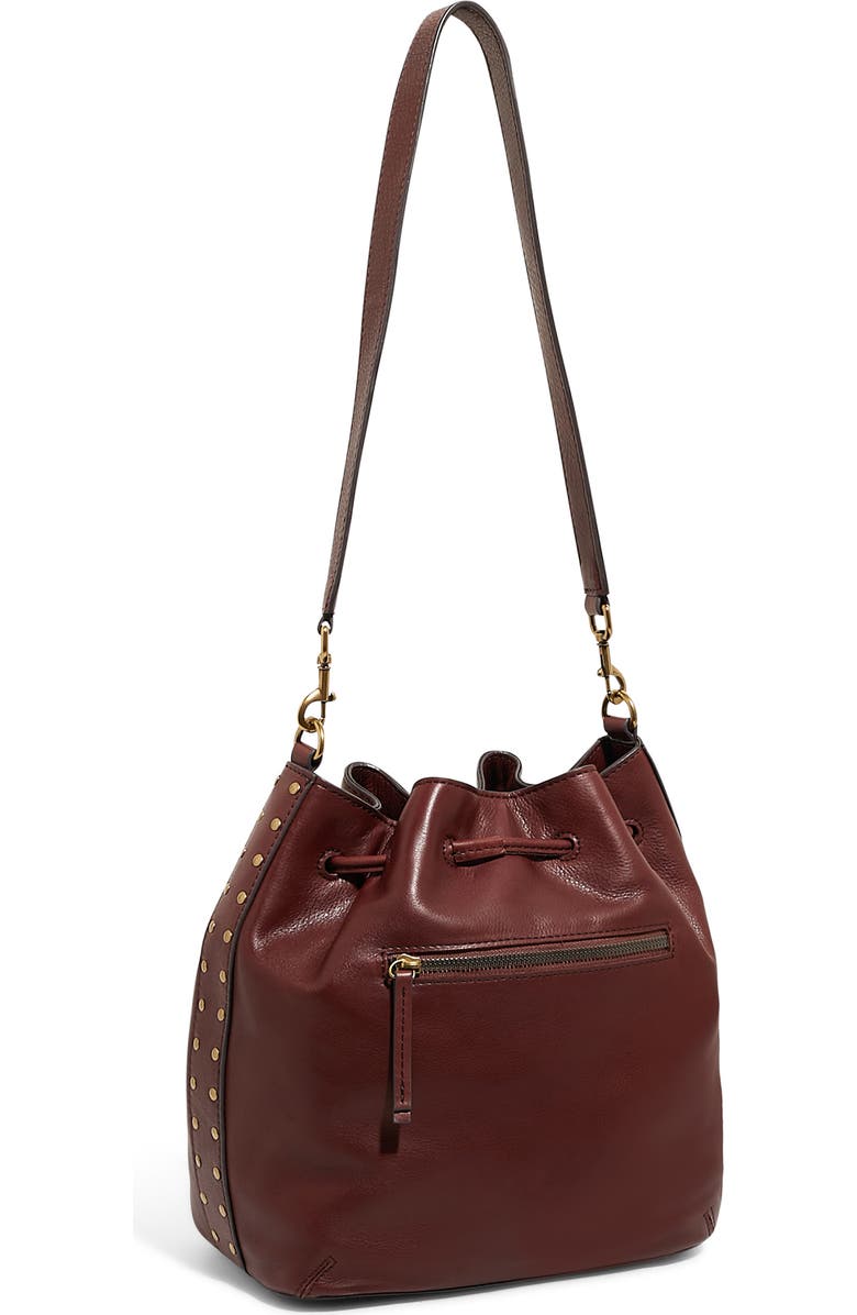 AMERICAN LEATHER CO. Aden Drawstring Leather Shoulder Bag, Alternate, color,