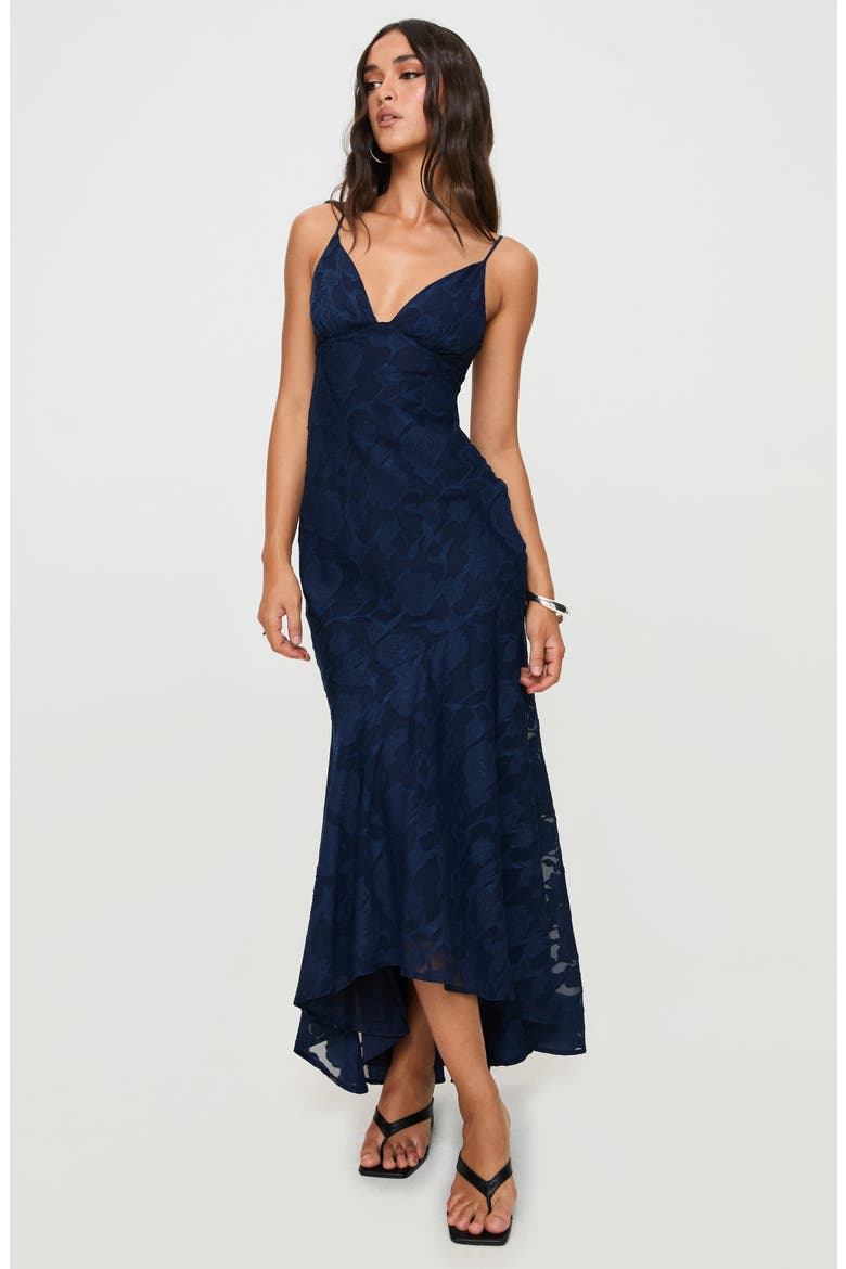 Cyrene Sleeveless Maxi Dress, Alternate, color, NAVY