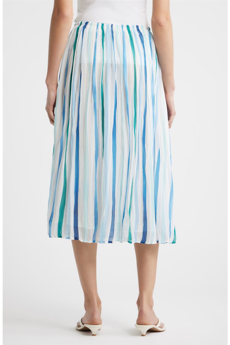 Pleated Midi Skirt, Alternate, color, SEA GLASS BRUSH STROKE