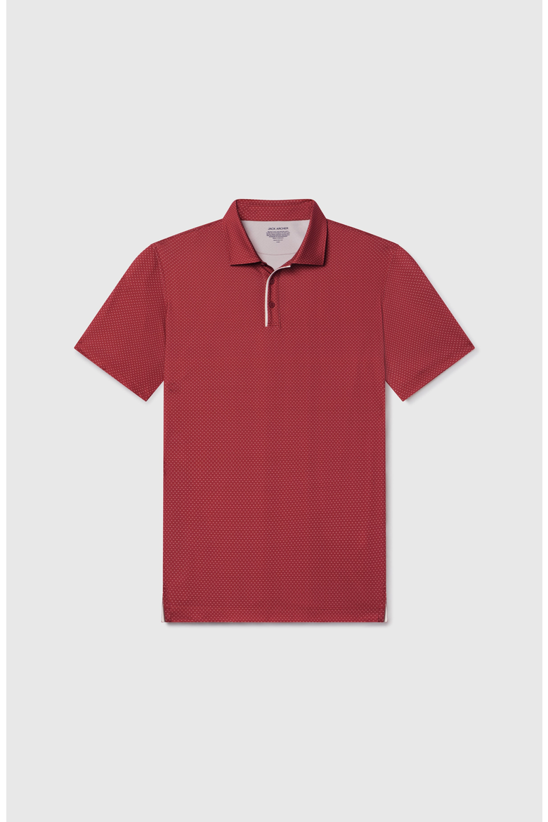 Clubhouse Performance Polo, Alternate, color, Red Brickline