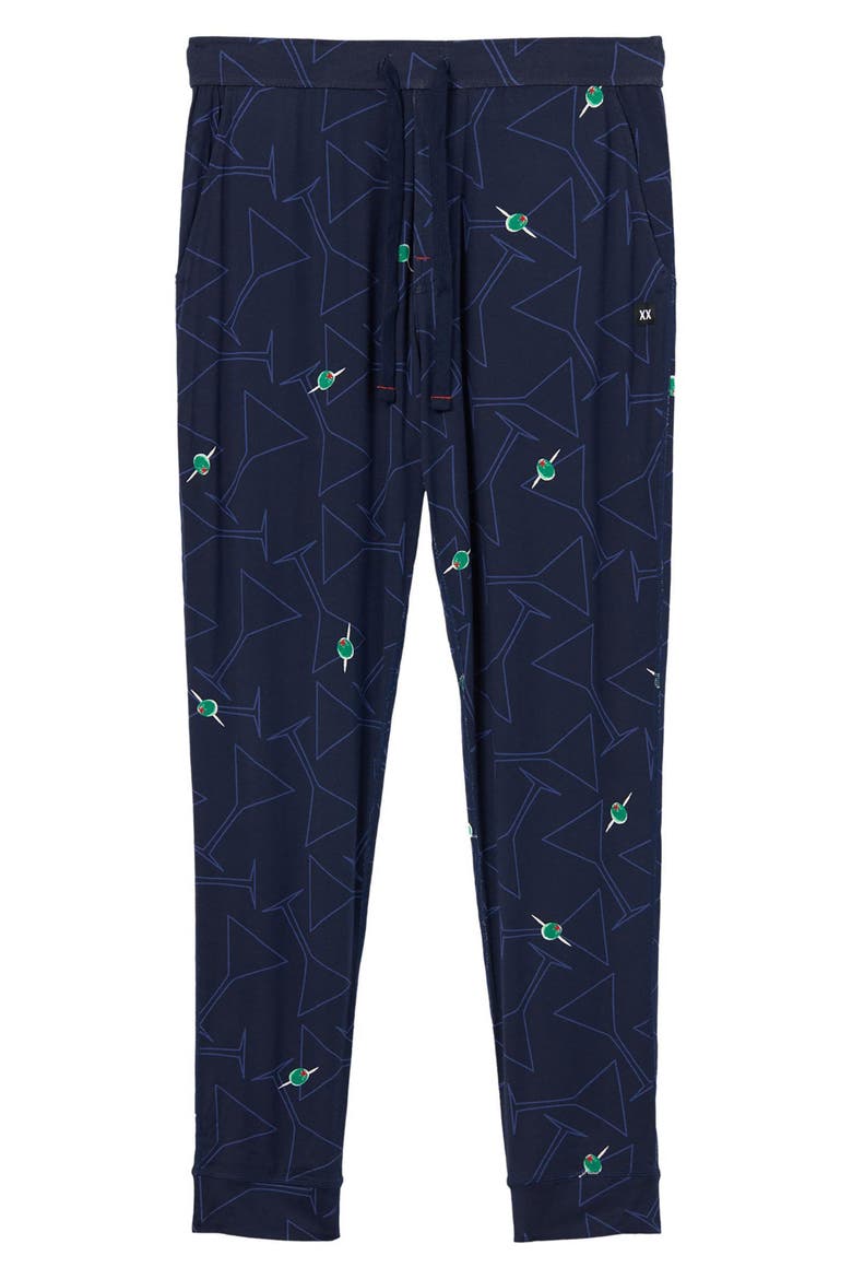 Snooze Lounge Pants, Alternate, color, OLIVE YOU TOO-MARTME