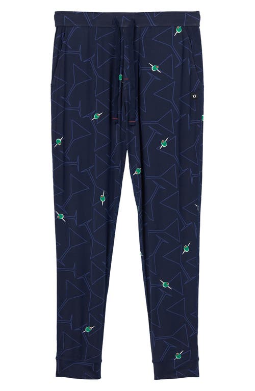 Saxx Snooze Lounge Pants In Blue