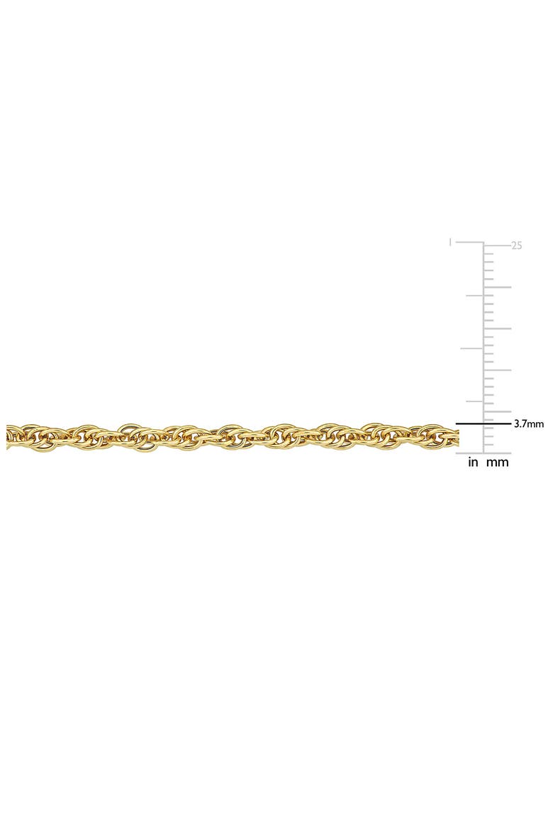 3.7mm Singapore Chain Necklace & Anklet Set, Alternate, color, YELLOW GOLD
