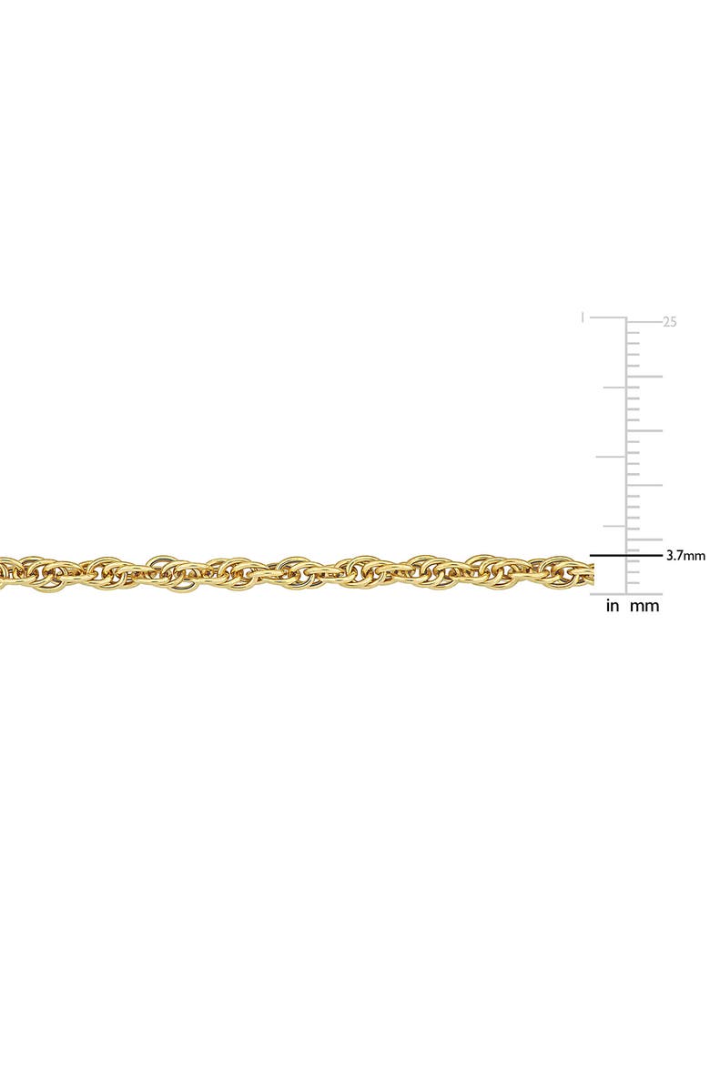 DELMAR 3.7mm Singapore Chain Necklace & Anklet Set, Alternate, color, 