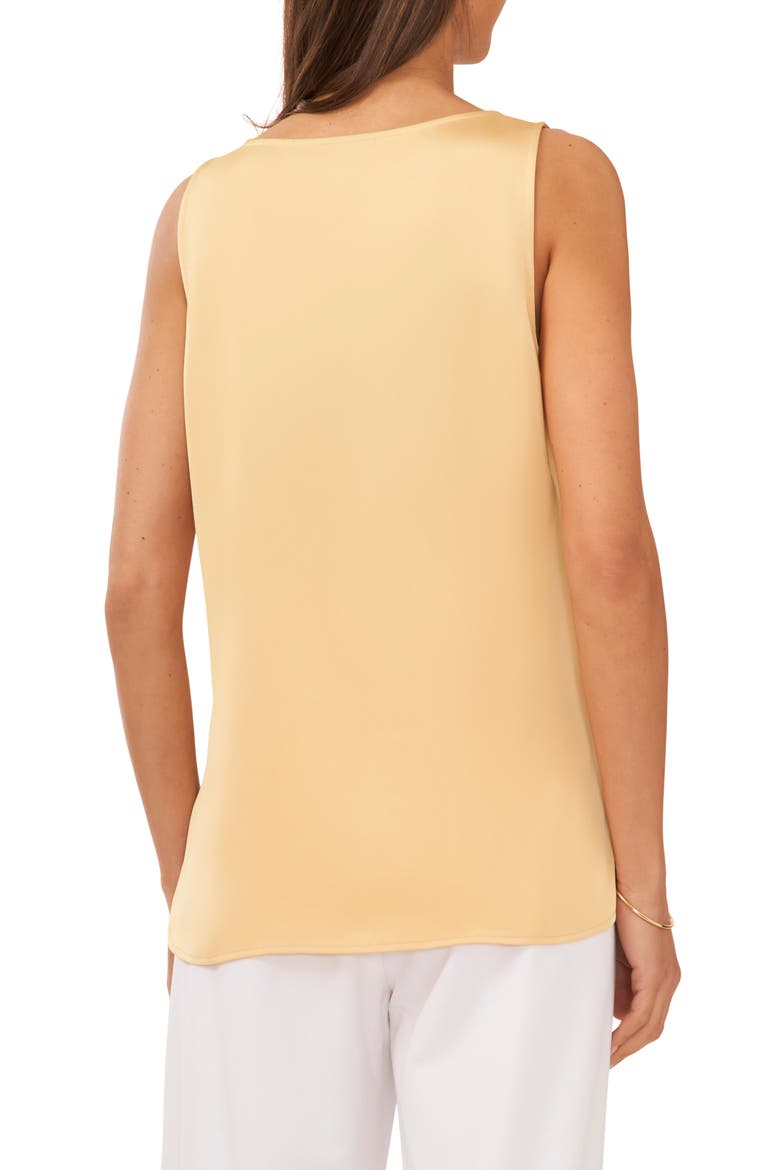 Floral Print Sleeveless Blouse, Alternate, color, SAHARA SUN