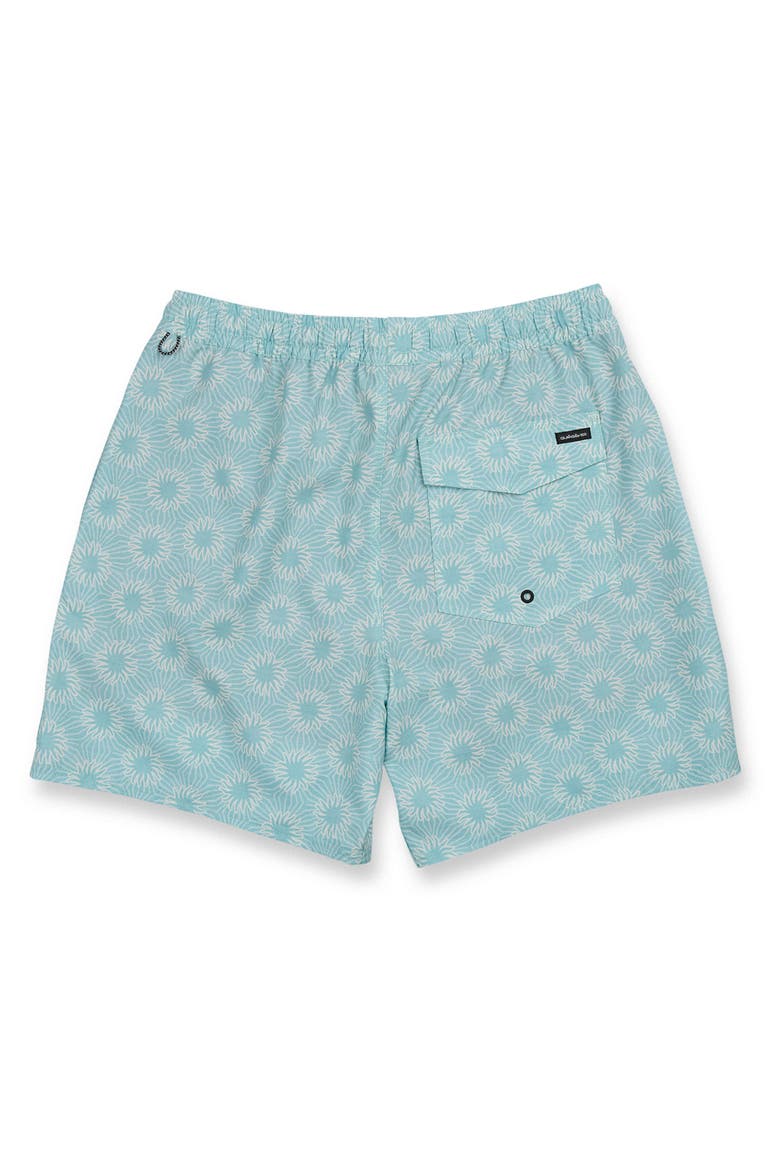 Ocean Mayhem Volley Swim Trunks, Alternate, color, AQUA