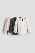 H&M 3-pack Cotton Tops