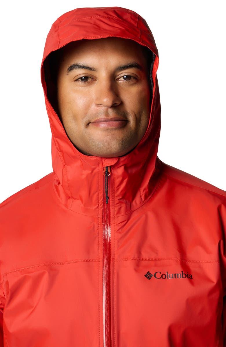 Columbia Evapouration II Waterproof Hooded Packable Jacket, Alternate, color,