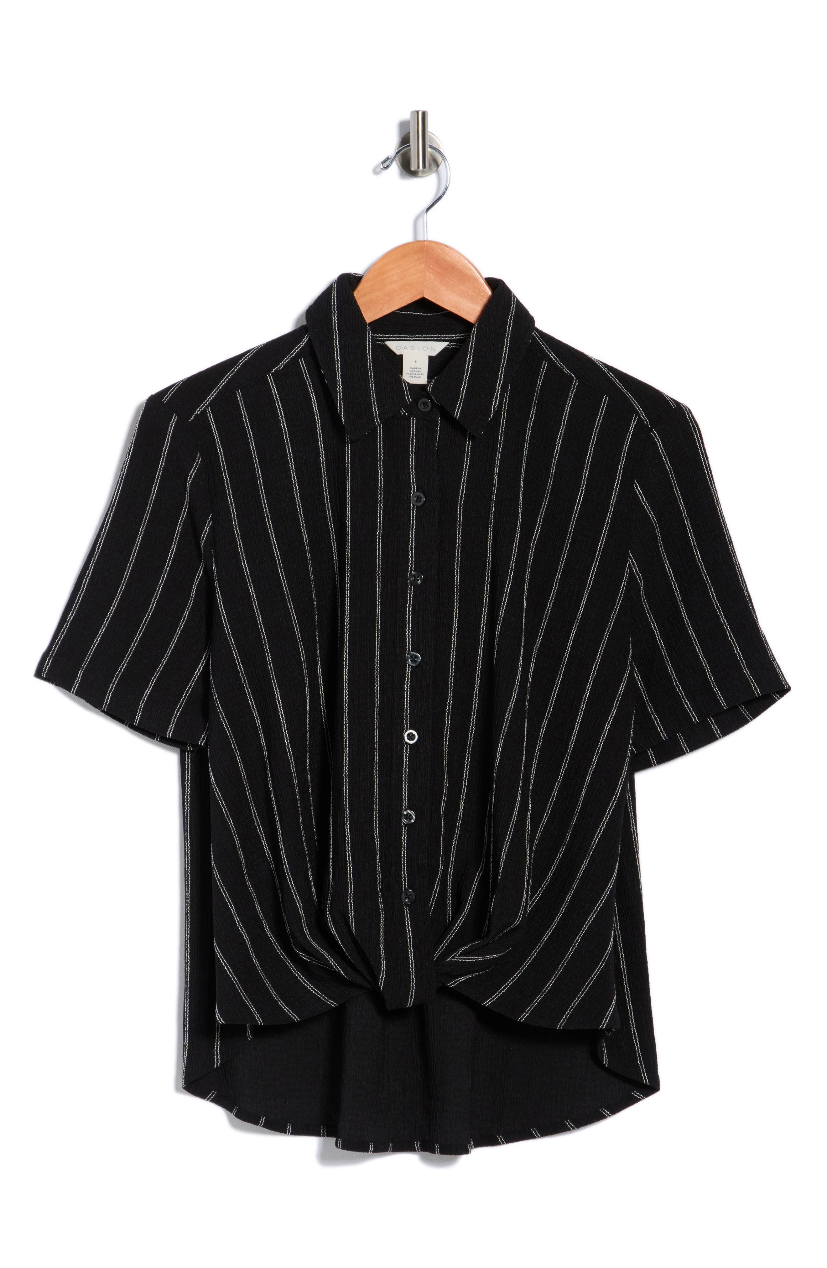 BLACK- IVORY RITA STRIPE