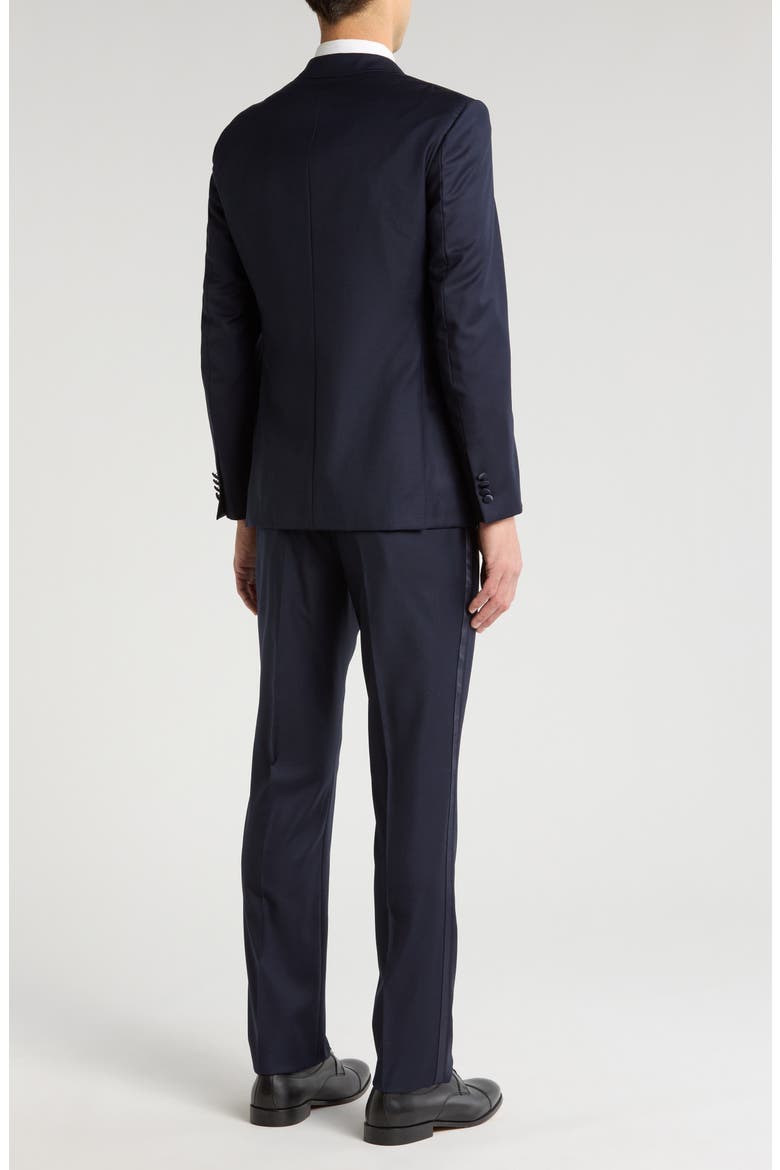 Solid Wool Tuxedo, Alternate, color, NAVY