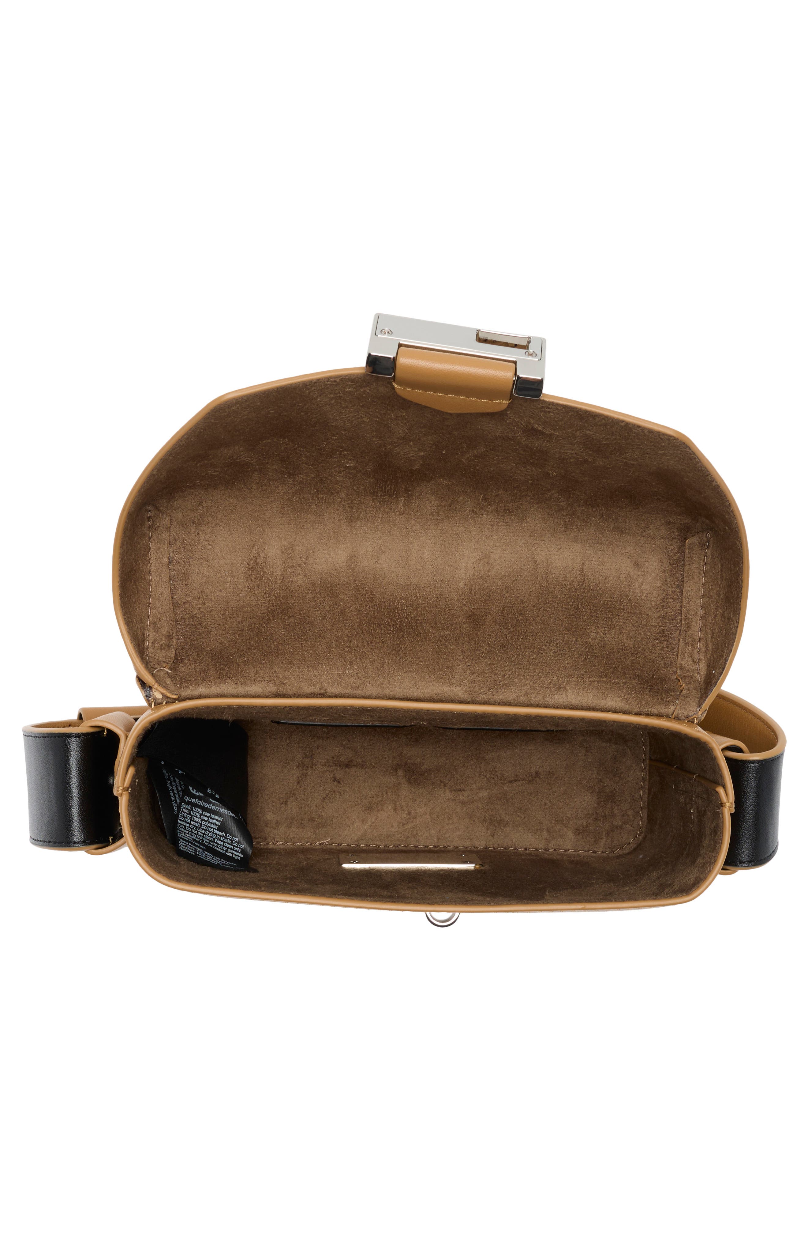 AllSaints Frankie Leather Crossbody Bag, Alternate, color, 