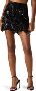 Steve Madden Cindi Sequin Fringe Miniskirt
