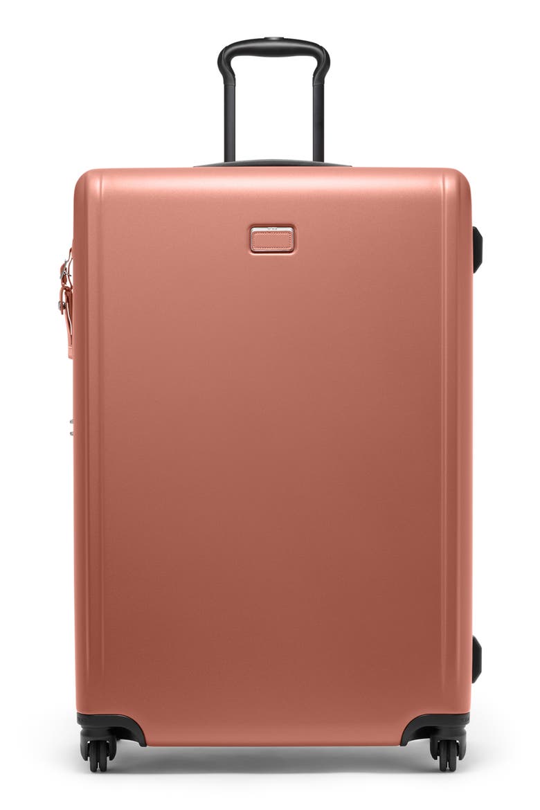 Ventra Large Expandable Checked Suitcase, Main, color, CINNEBAR TEXTURE