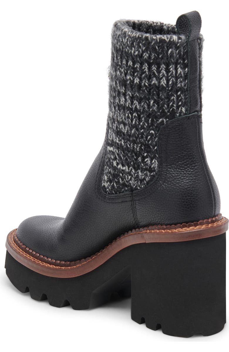 Dolce Vita Drago Platform Boot, Alternate, color, Black Leather