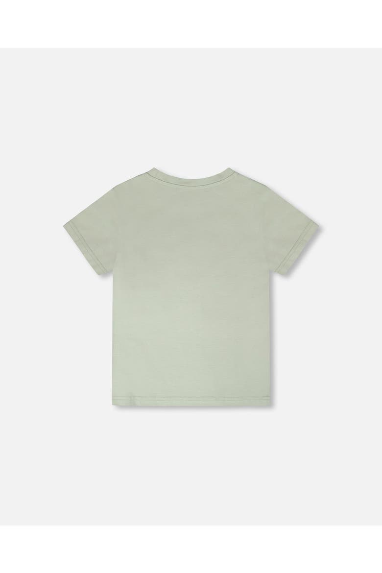 Organic Cotton Jersey Fish T-Shirt, Alternate, color, Sage