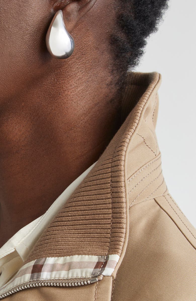 Bottega Veneta Small Drop Earrings, Alternate, color, 8117 Silver