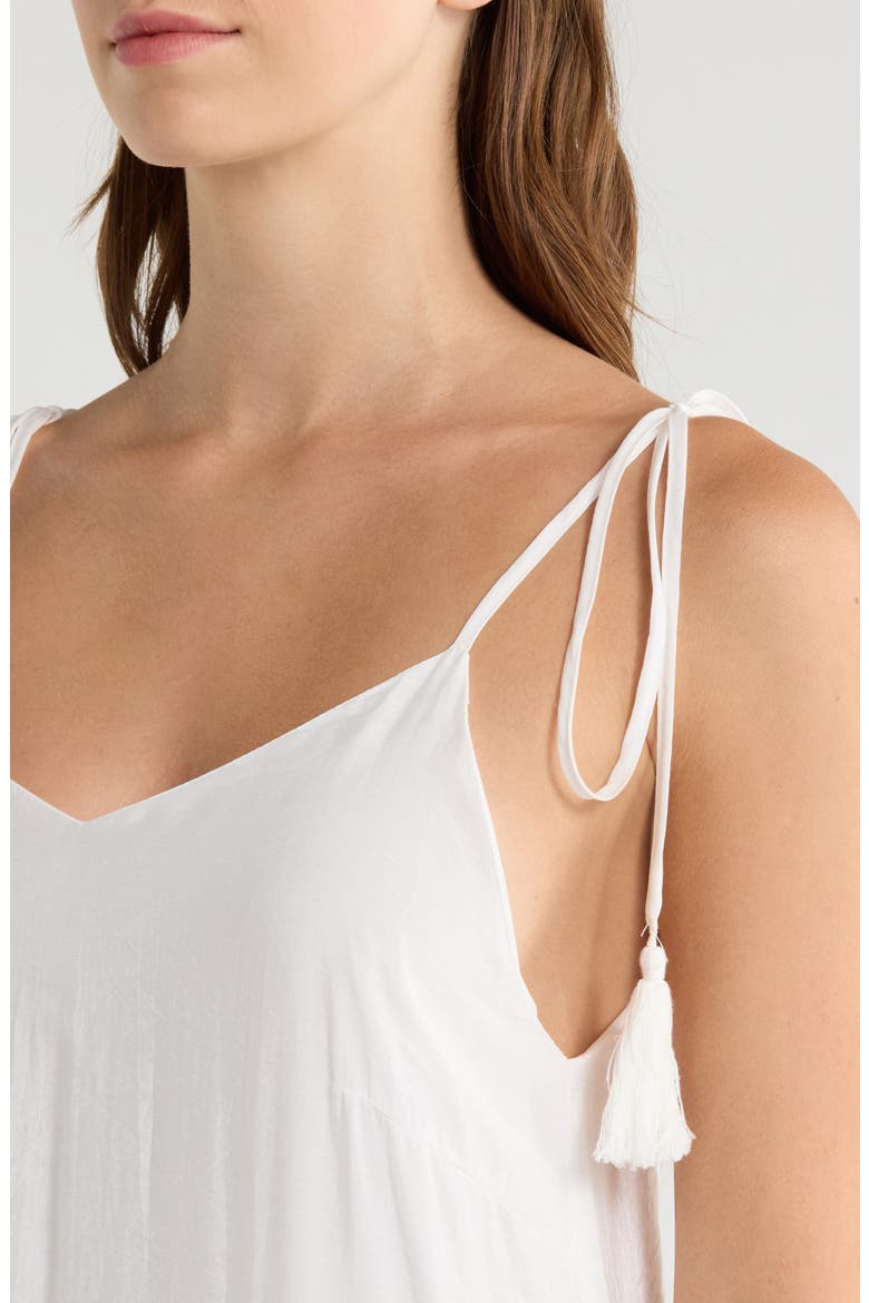 Crochet Trim Cover-Up Dress, Alternate, color, WHITE