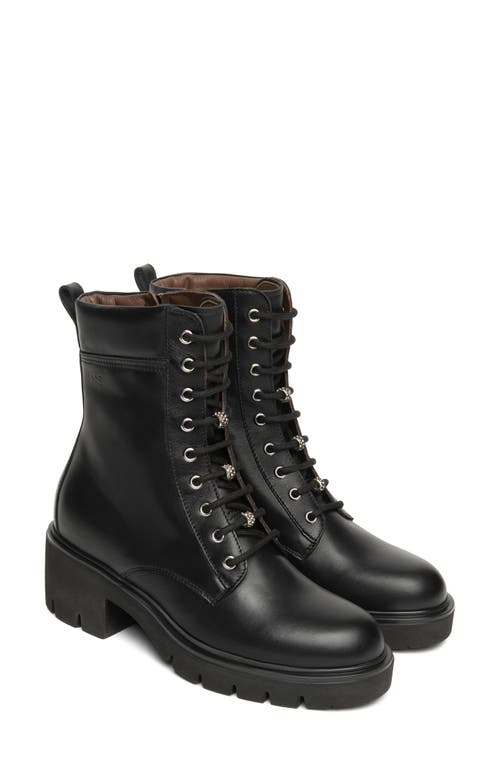 Nerogiardini Charm Combat Boot In Black