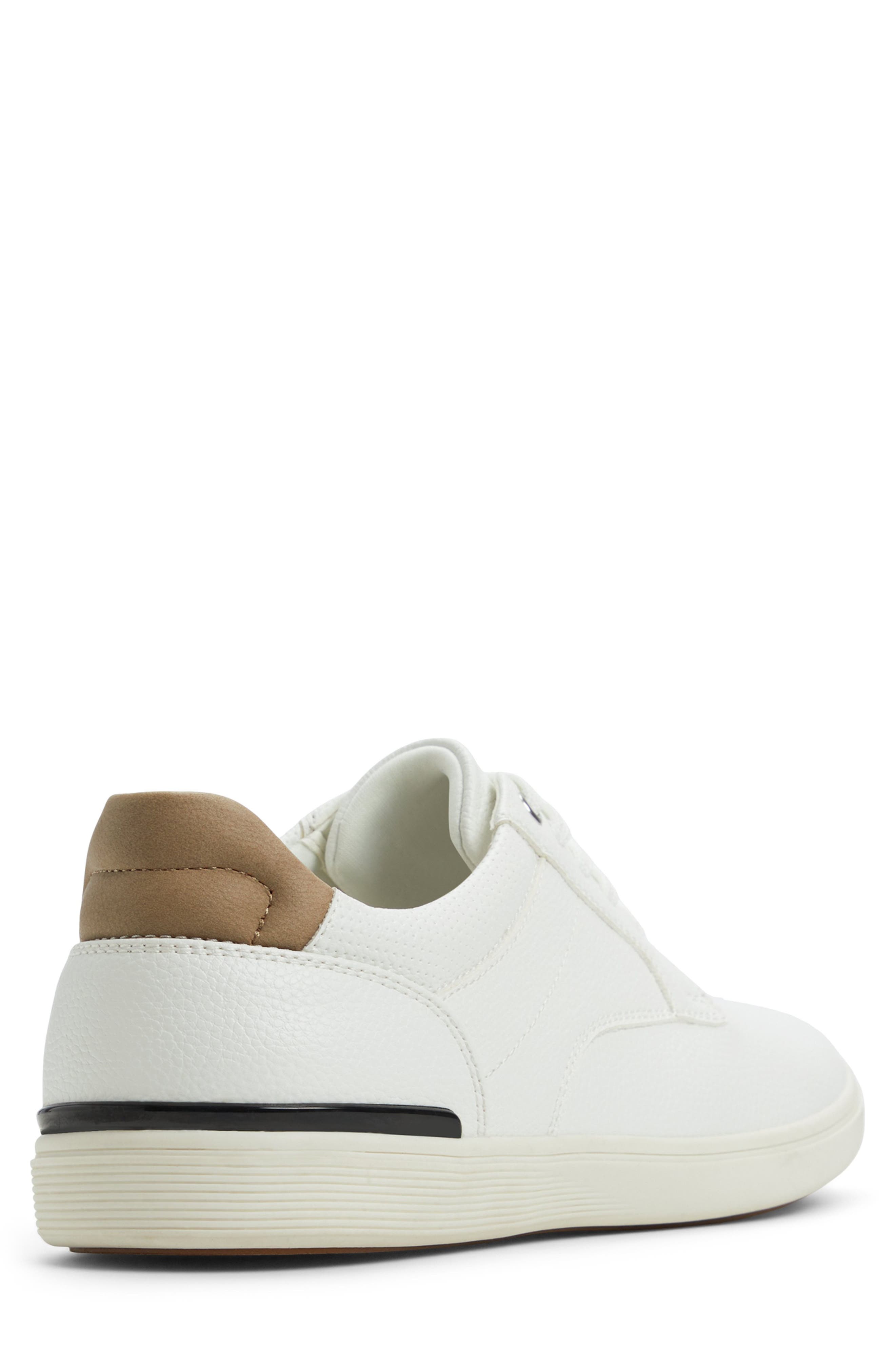 ALDO Randolph Sneaker, Alternate, color, White Synthetic Embossed