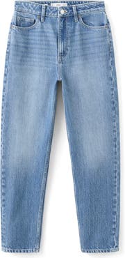 MANGO Crop Mom Jeans