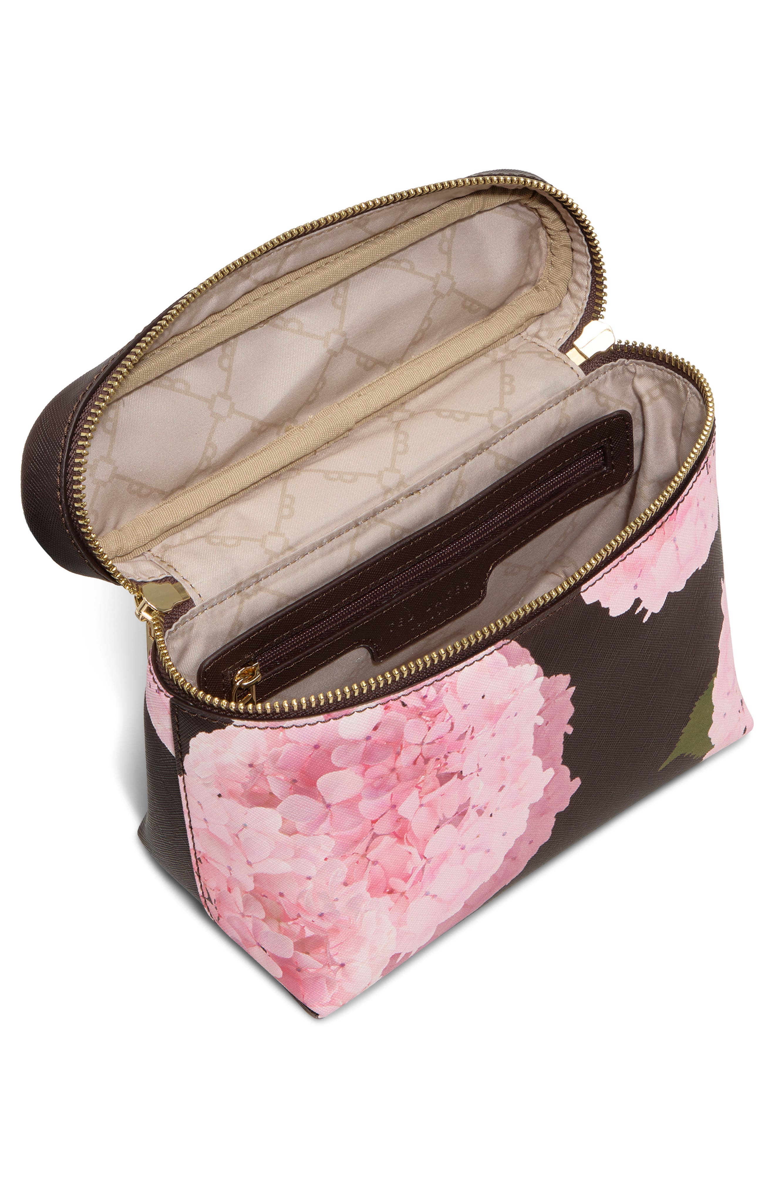 Tia Faux Leather Top Handle Bag, Alternate, color, BROWN