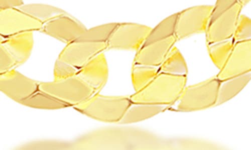 Simona Goldtone Plated Cuban Chain Necklace In Gold