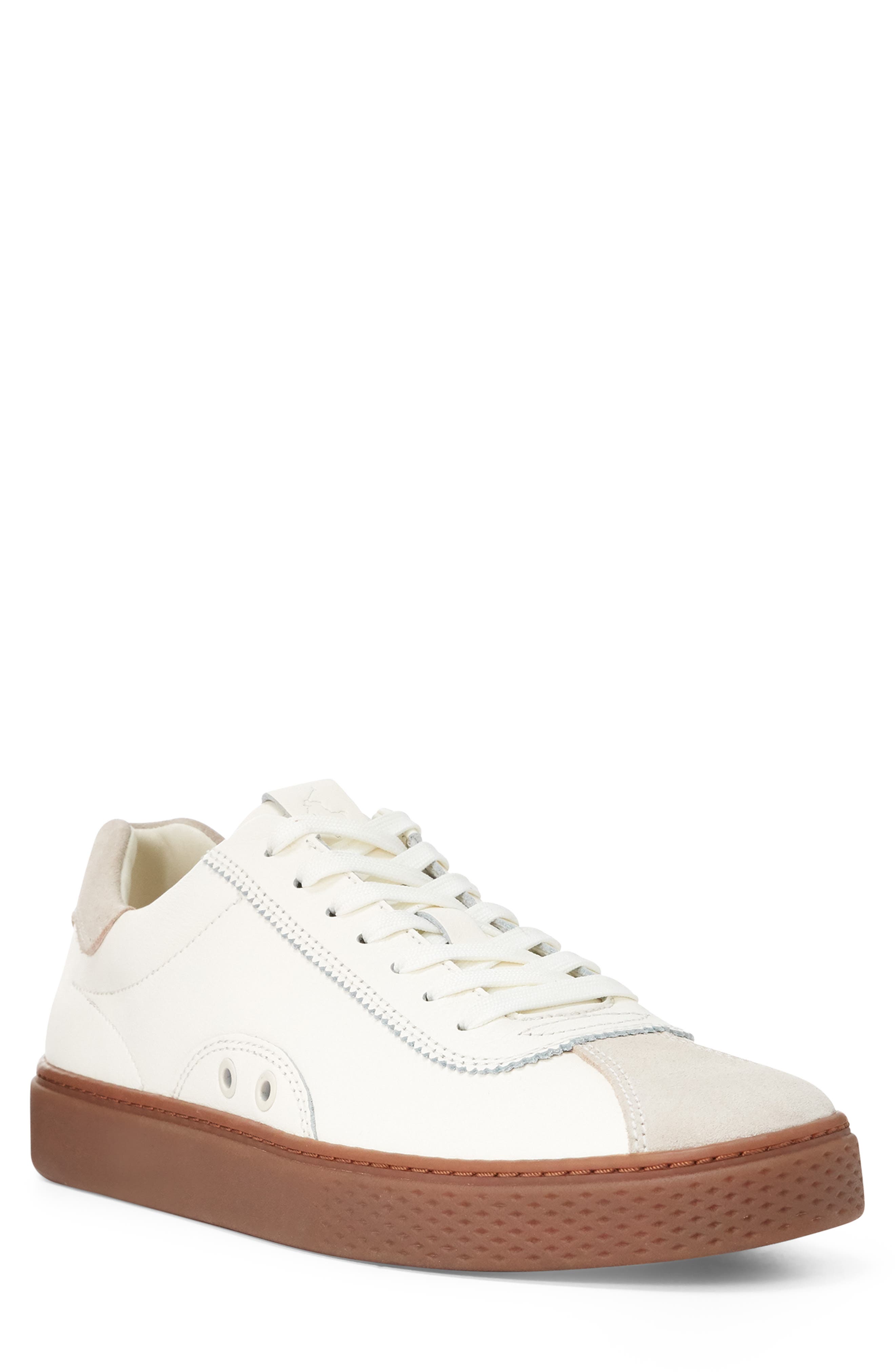 Court 100 LUX Sneaker, Main, color, EGRET LEATHER
