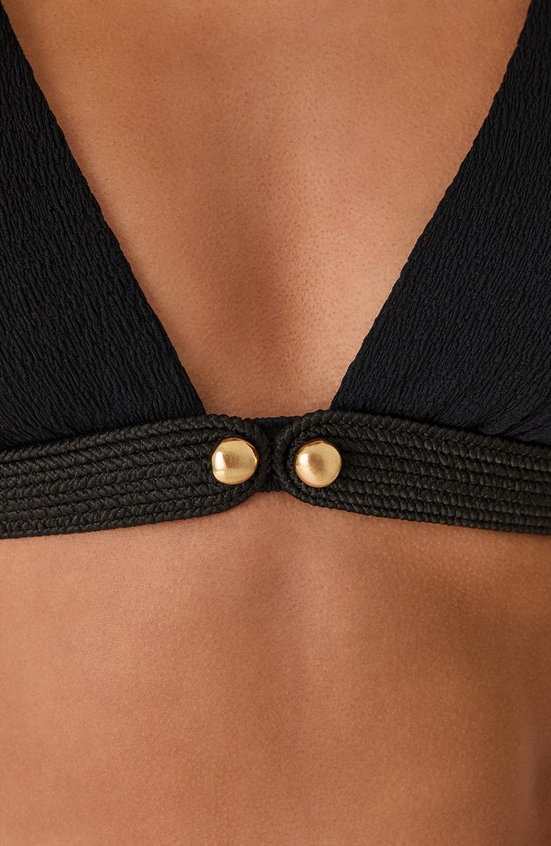 ViX Paula Hermanny Lian Safira Bikini Top, Alternate, color, Black