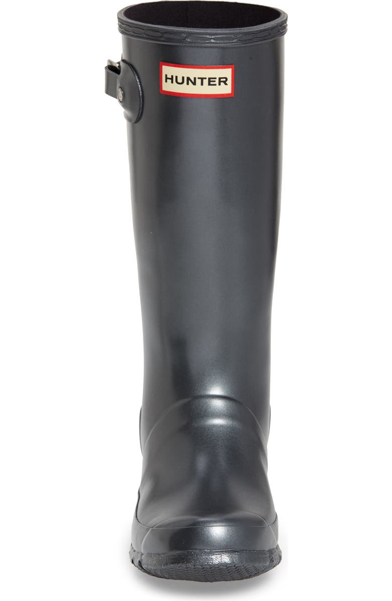 Hunter Kids' Original Nebula Waterproof Rain Boot, Alternate, color,