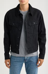 Schott NYC Cotton Canvas Trucker Jacket