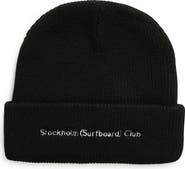 STOCKHOLM SURFBOARD CLUB Mossa Logo Embroidered Beanie