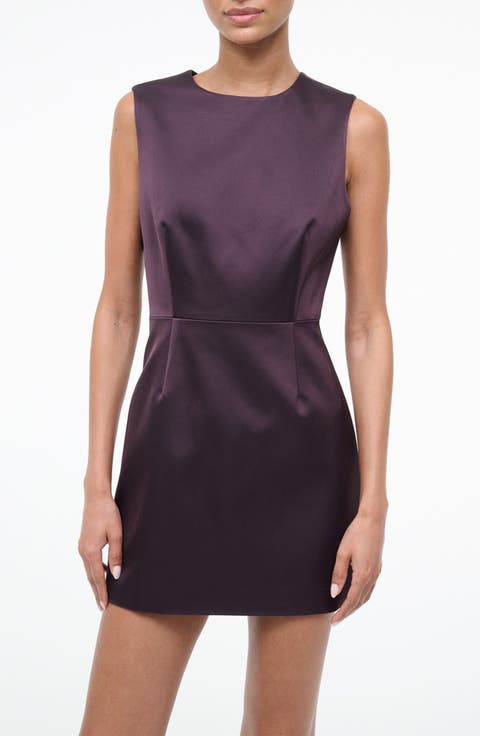 Garden Duchess Satin Minidress