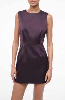 STAUD Garden Duchess Satin Minidress