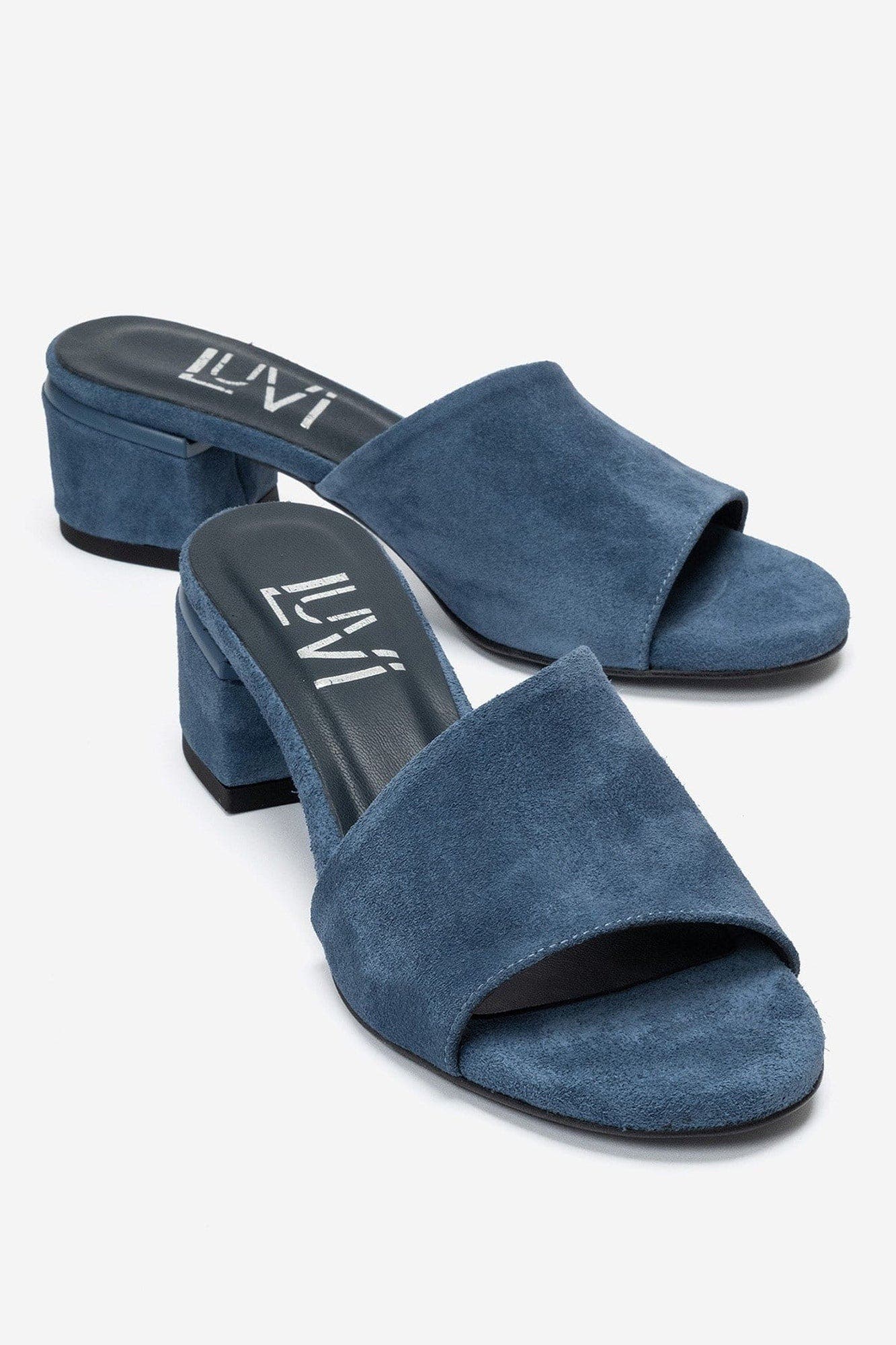 Denim Blue Suede