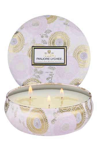 Three-Wick Tin Candle