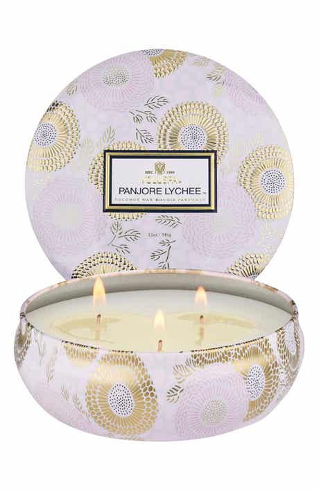 Three-Wick Tin Candle