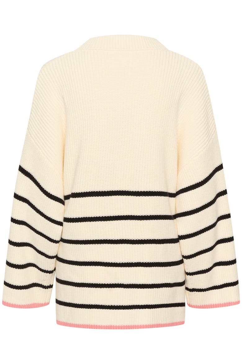 SLMusling V-neck Loose Fit Pullover, Alternate, color, Whisper White