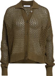Max Mara Cotton Mesh Cardigan