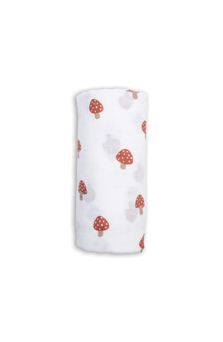 Lulujo Cotton Muslin Swaddle, Main, color, Peaches