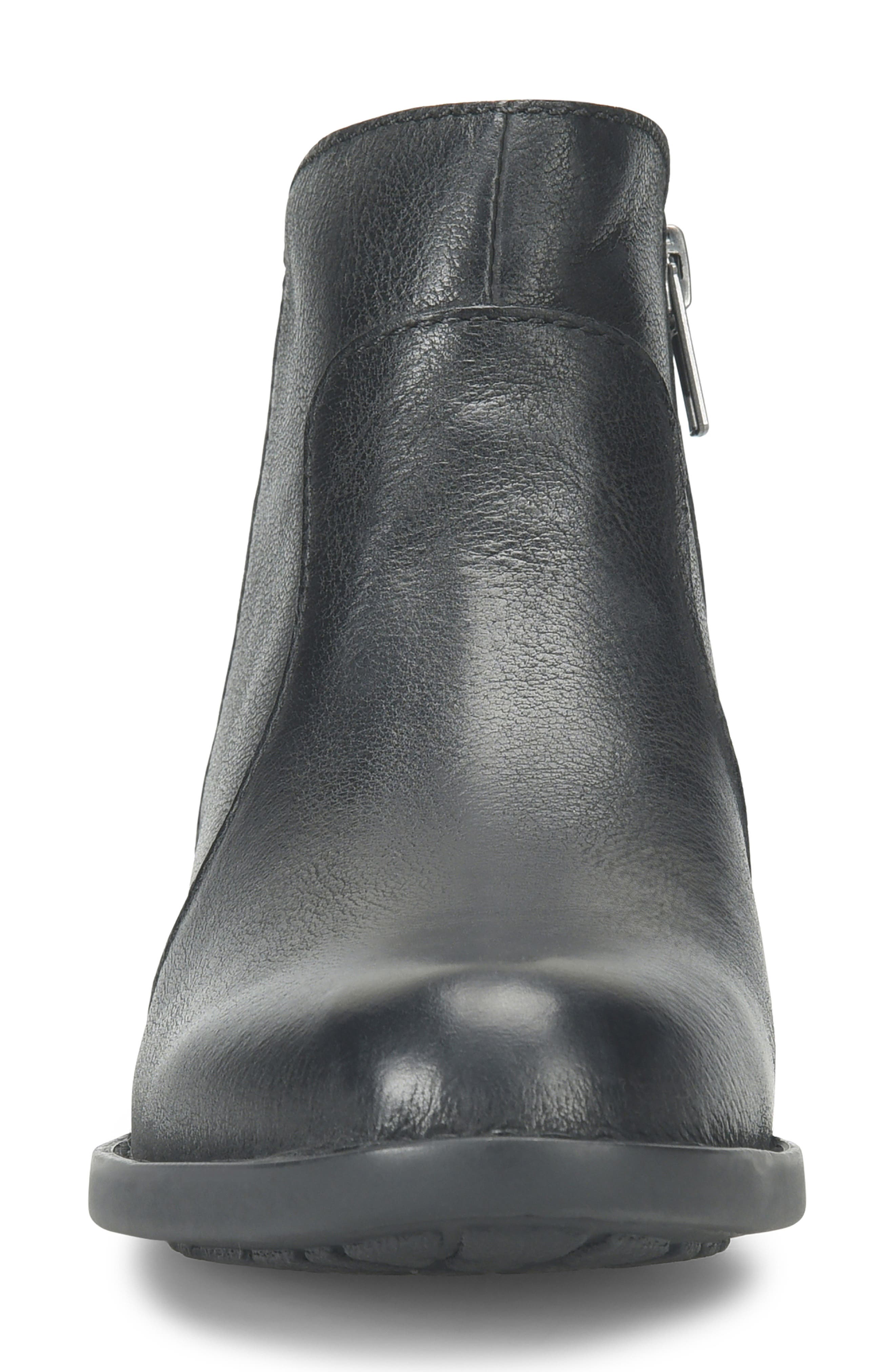 Børn Rani Waterproof Bootie, Alternate, color, Black Leather