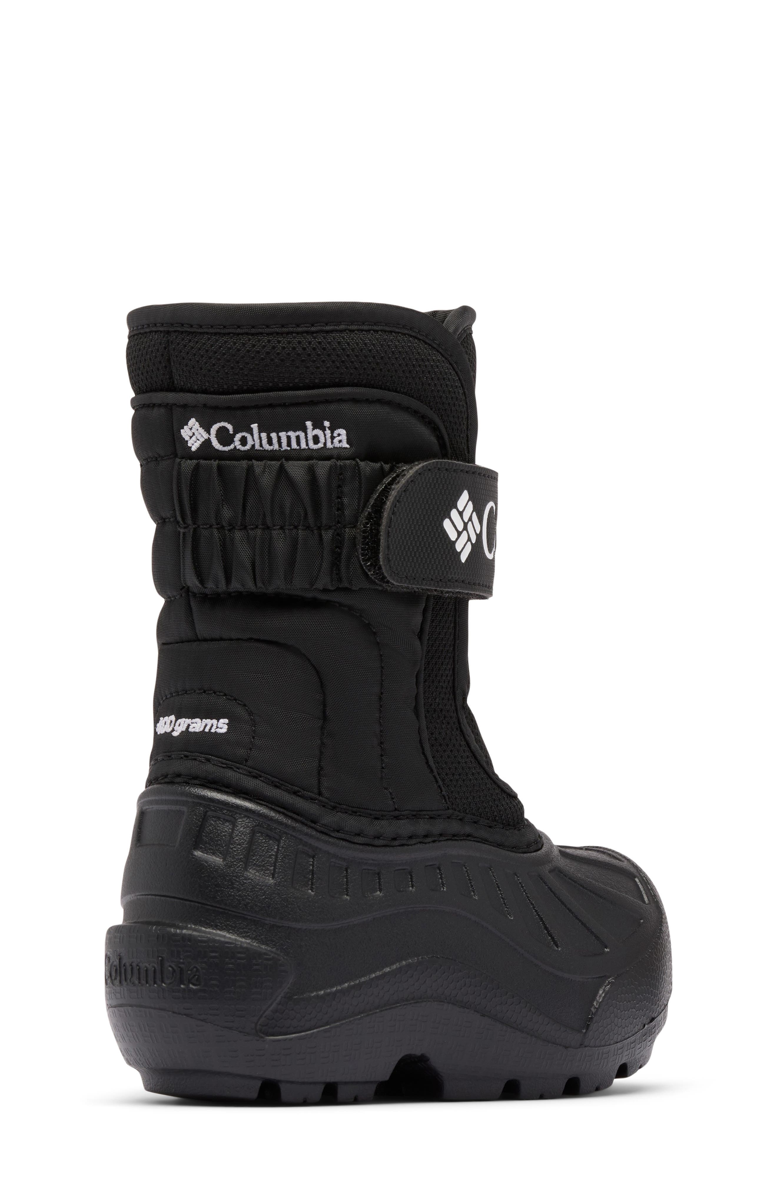 Kids' Powderbug Snowlite Waterproof Snow Boot, Alternate, color, BLACK/ WHITE