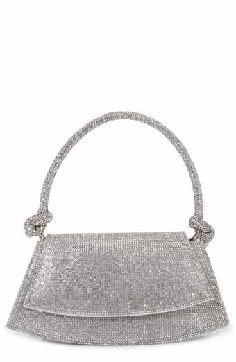 Rhinestone Curved Bottom Shoulder Bag
