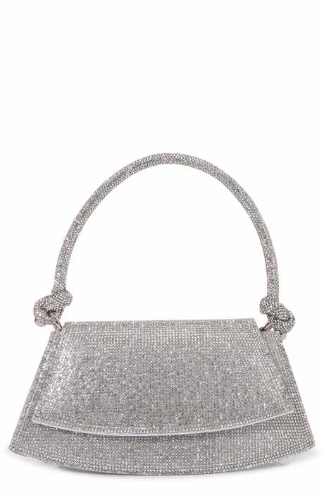 Rhinestone Curved Bottom Shoulder Bag