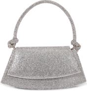 BERNESS Rhinestone Curved Bottom Shoulder Bag