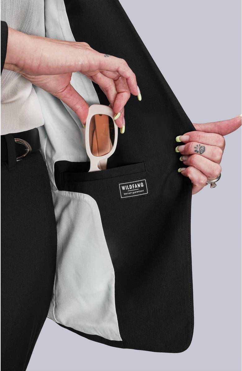 WILDFANG The Empower Tux Blazer, Alternate, color, Black