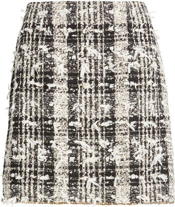 KOBI HALPERIN Dune Cotton Blend Tweed Skirt Nordstrom