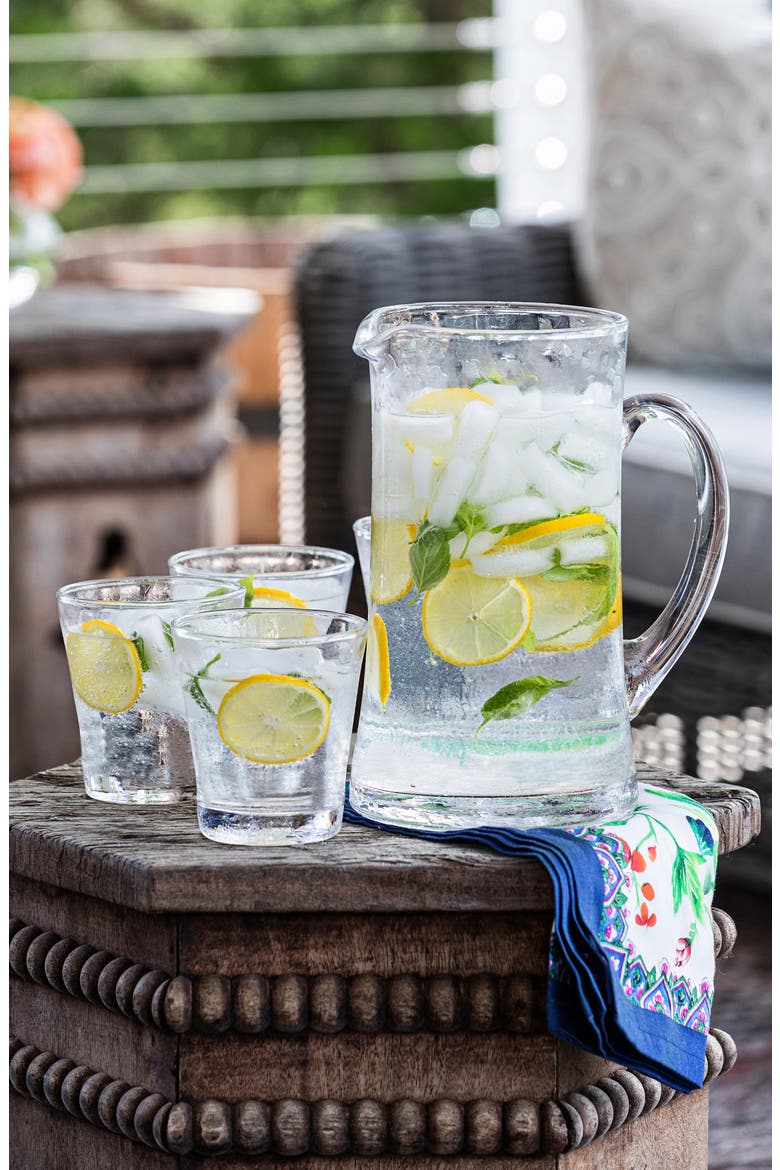 Puro Glass Pitcher, Alternate, color, CLEAR