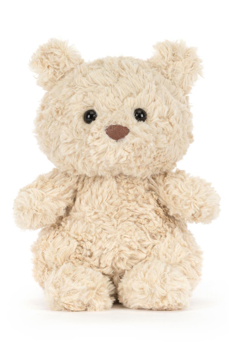 Junior Bartholomew Bear Plushie, Main, color, BROWN